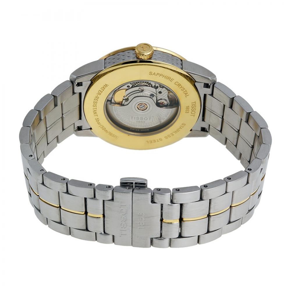 Tissot Powermatic 80 Мужские часы с циферблатом цвета слоновой кости T0864072226100 T086.407.22.261.00