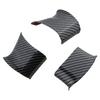 For Volkswagen VW Golf 4 Golf MK4 Golf4 1997 - 2003 Steering Wheel Trim Sticker 3Pcs/set Decorative Cover Interior Accessories