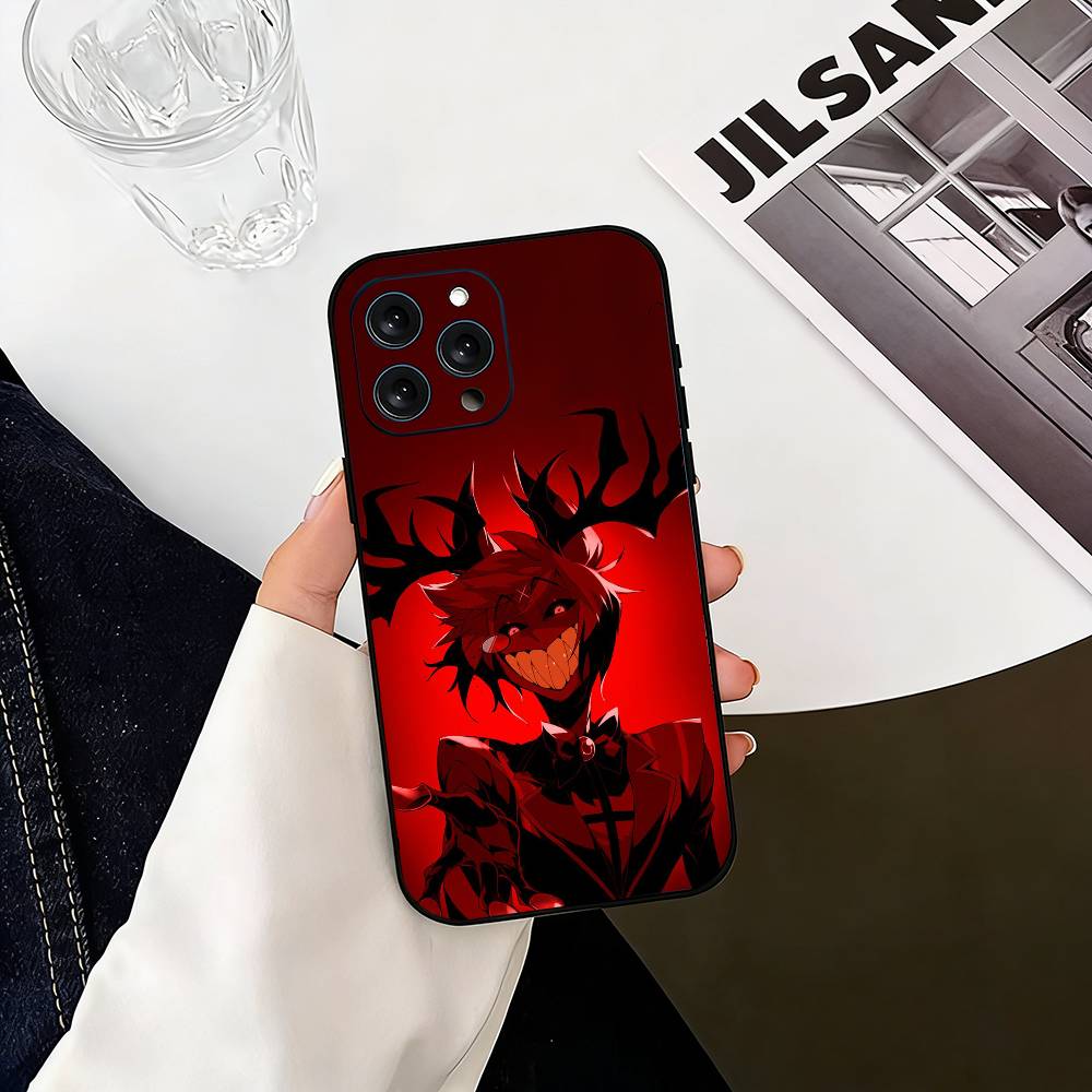 H-Отель Аласто Хазбин - Чехол для ПК и Телефона Силиконовый Мягкий Для IPhone 17 16 15 14 13 12 11 X XR Plus Pro Max Plus