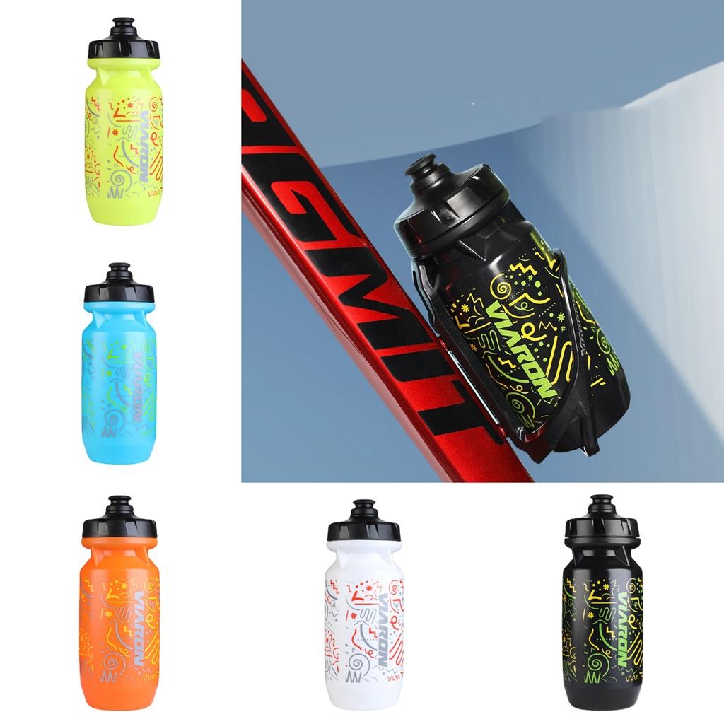 Viaron Character Water Bottle Squeeze Style Bike Bottle For Mountain Biking 550ml
