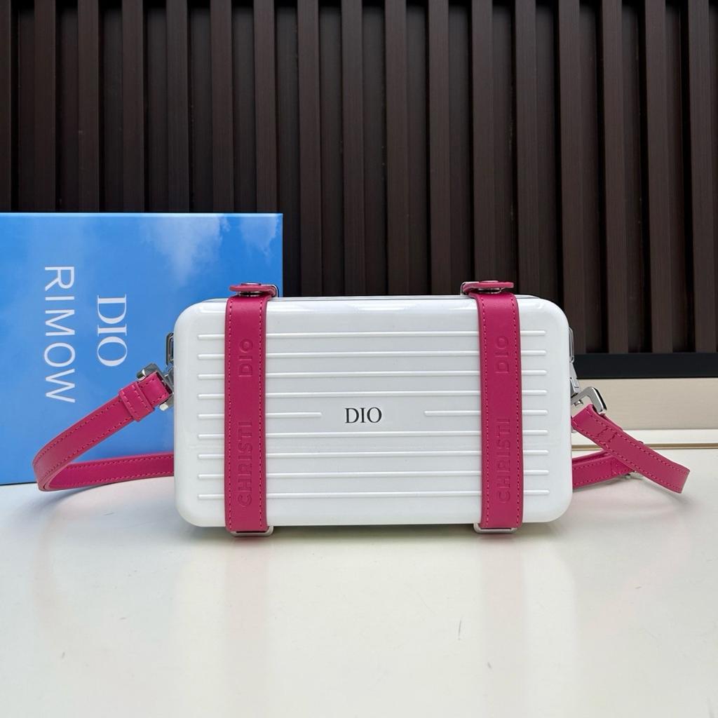 2026 Коробка Сумка Через Плечо Высокая Красота Алюминиевая Жесткая Крышка Crossbody Совместный Бренд Багаж Мужской Женский Один Стиль