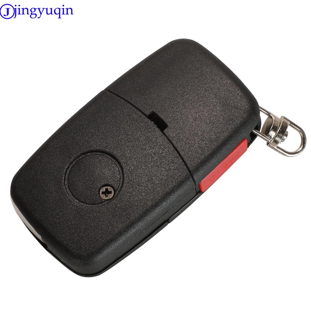 Jingyuqin 2/3/4 кнопки складной чехол для автомобильного ключа для Volkswagen Vw Jetta Golf Passat Beetle Skoda Seat Polo B5 CR1620 CR2032