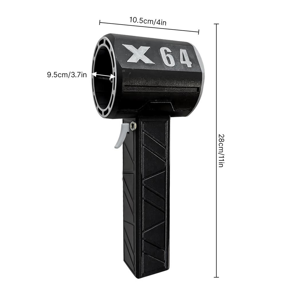 Electric Air Duster Max.1400g Blowing Force Brushless Motor Stepless Wind Speed Adjustable Turbo