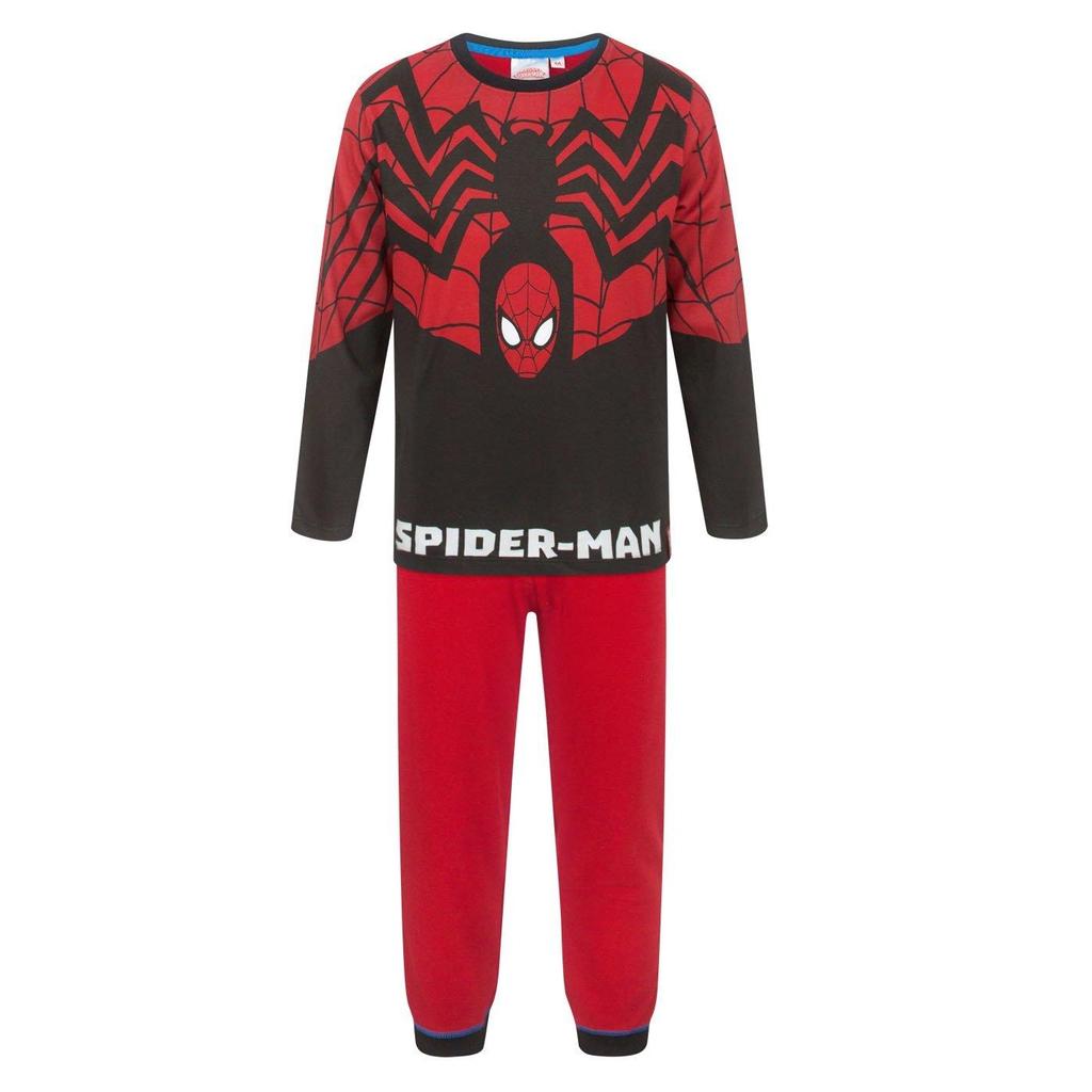 Spider-Man Boys Long Pajamas Set