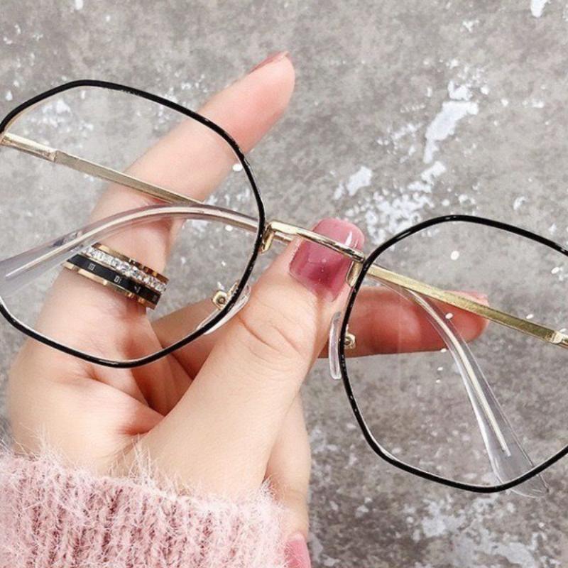 Корейский Модный Стиль Многоугольные Очки с Защитой от Синего Света для Мужчин/Женщин Очки с Защитой от Излучения