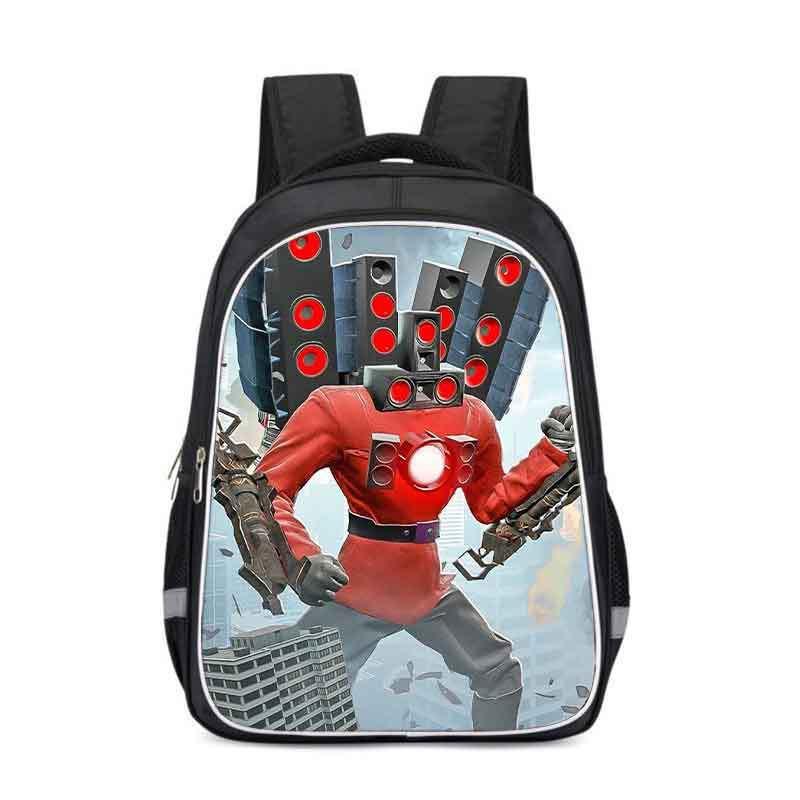 Kids School Backpack Boys Girls - Lightweight Ergonomic Design With Reflective Safety Stripes Oxford Fabric Cartoon Print