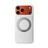 Новый применимый чехол для мобильного телефона apple 18promax с кожаным рисунком, вращающийся магнитный держатель-присоска, кожаный защитный чехол для iphone17