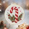 Christmas Embroidery Kit with Pattern and Instructions for Beginners Embroidery Stitch Practice Kit for Craft Lover