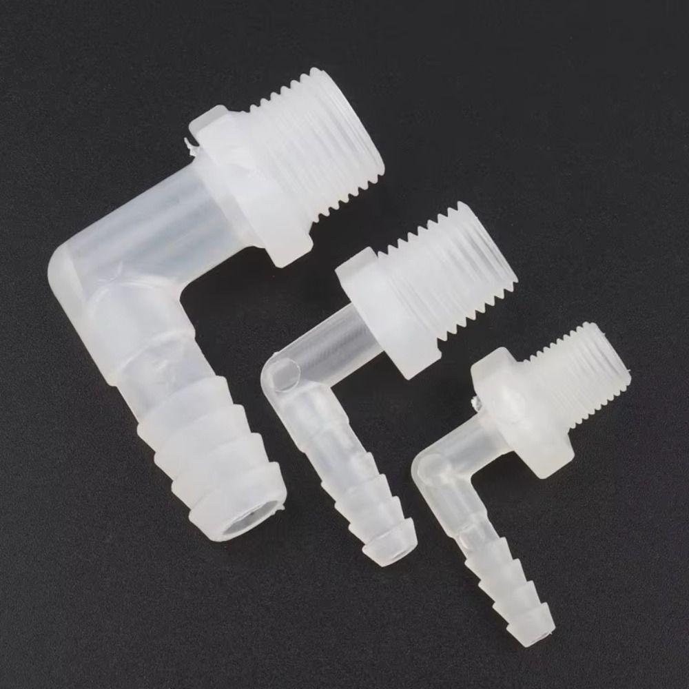 10Pcs PP PE Pagoda Elbow Connector Plastic Hose Fittings for Aquarium Fish Tank Fittings