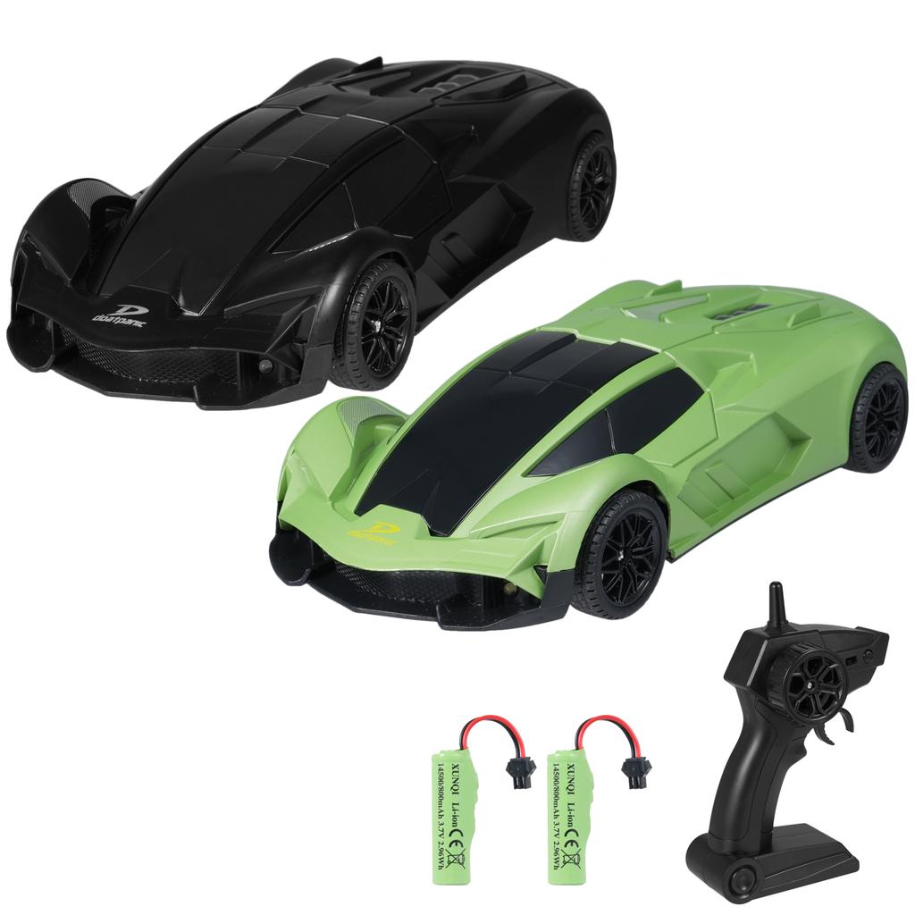 Машинка с дистанционным управлением, 2,4 ГГц 1:20 Масштабный 4WD Гоночный Игрушечный Автомобиль со Светодиодными Фонарями Дрифтующие Шины, Перезаряжаемый Мо