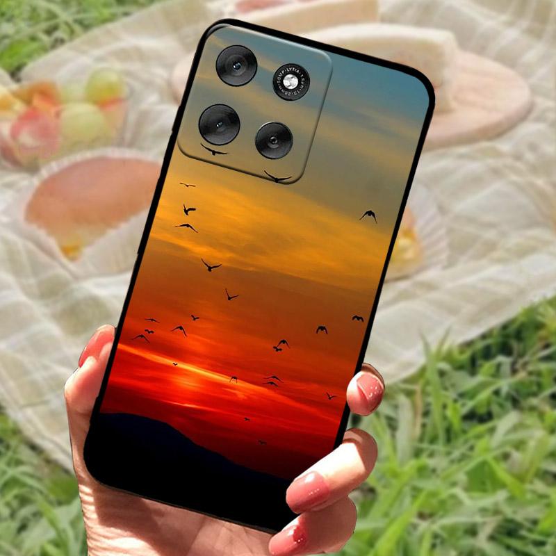 Для Motorola Moto G86 Power G56 Чехол Ударопрочный Fundas Мягкий Силиконовый TPU Чехол для Телефона Для MotoG86 MotoG56 G 86 Задняя Крышка Funda