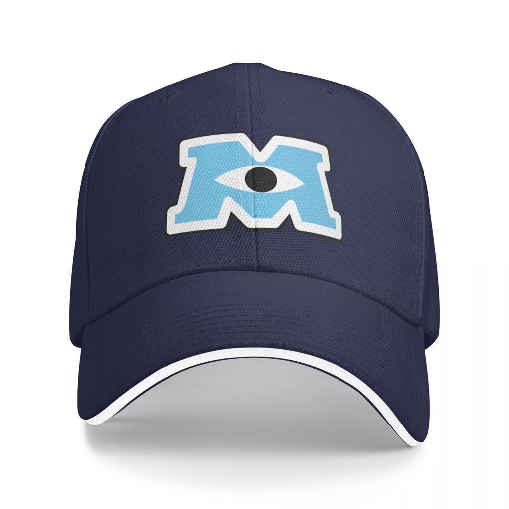 Логотип Monsters University Inc M Бейсболка Винтажная Рыболовная кепка Женские головные уборы Мужские