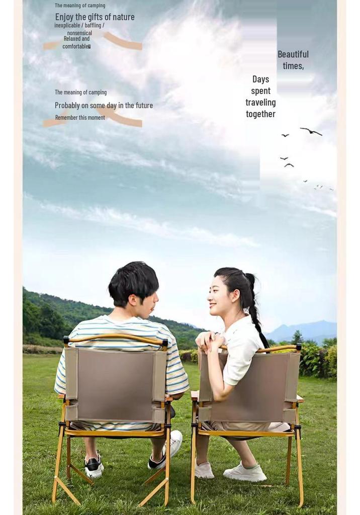 Portable Folding Outdoor Chair with Detachable Backrest for Camping, Fishing, Beach & Leisure