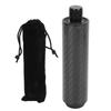 4 Inch Billiard Pool Cue Extension Carbon Fiber Cue Extender Accessories with Rubber Bumper