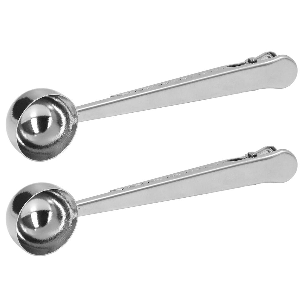 2 шт. Кофейная ложка-зажим, матовый внешний вид, тонкая работа, классический современный пищевой материал, кофе