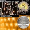 Led Luminous Big Wings Adult Warm Light Golden Wing Butterfly Cloak Bar Performance Fluorescent Props, Halloween Decoration Clothes