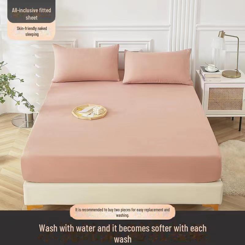 Нескользящее покрывало из стираного хлопка на резинке, пылезащитный чехол для матраса 1,8 м