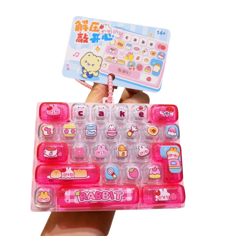 26-Key Mini Keyboard Pendant Cute Design Keyboard Keychain Kids Bag Pendant
