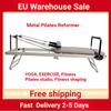 Folding Pilates Reformer with Metal Frame - Sturdy Core Training Machine for Yoga & Pilates, Home-Use Exercise Equipment