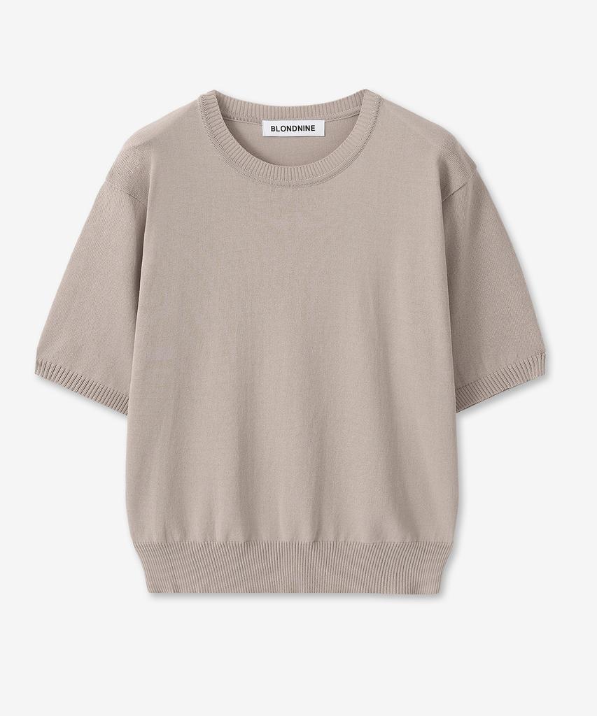 BLOND9 Cool Summer Round Knit Top ( 6 Colors )