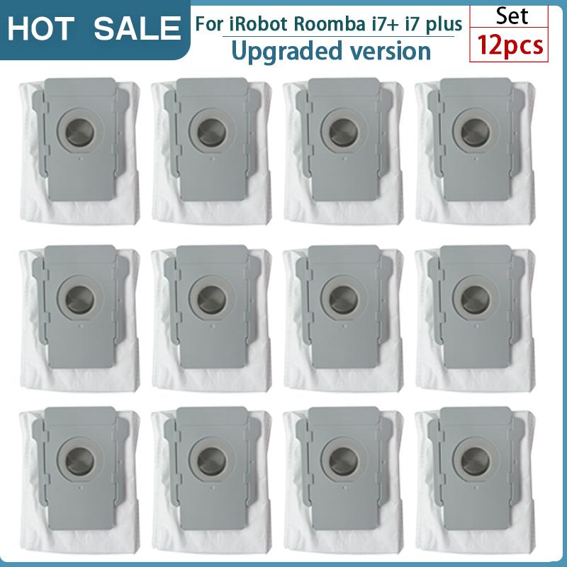 For iRobot Roomba I7+ I7 Plus E5 E6 E7 S9 S9+ Dust Bag Accessories Robot Vacuum Cleaner Bags Replacement Dirty Bags Spare Parts