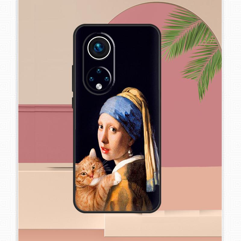 Renaissance Cats Rich Art Case For Honor Magic 7 Lite 5 6 8 Pro Honor 400 200 X9c X9b X9a X8b X8a X8c 50 70 90 Cover