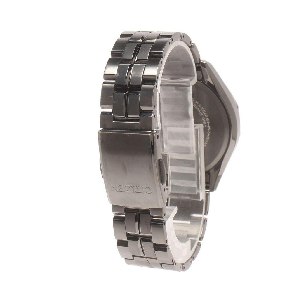 Used Citizen Watch Radio Wave Solar Attesa Eco-Drive H820-T023991 Solar Black Men's CITIZEN