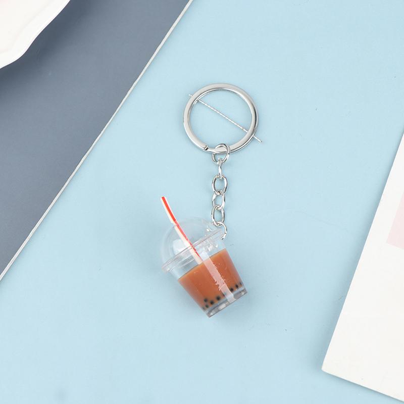 Bubble Tea Diy Брелок Высокое Качество Акриловый Кулон Рюкзак Брелок Подвески