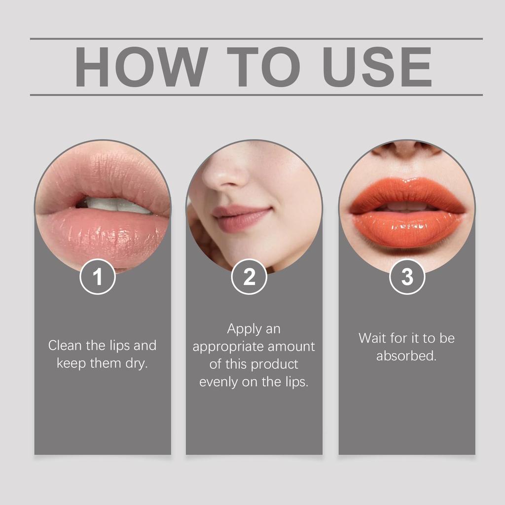 zephoco Сыворотка для увеличения губ Увлажняющий блеск Уход для сухих потрескавшихся губ Увлажняющий уход Усилитель объема Мягкий гладкий