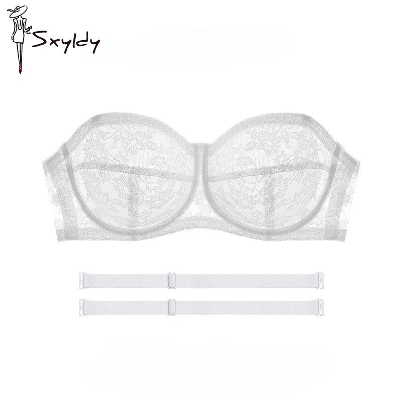 Ультратонкий бюстгальтер без бретелек, женский сексуальный бюстгальтер пуш-ап на косточках