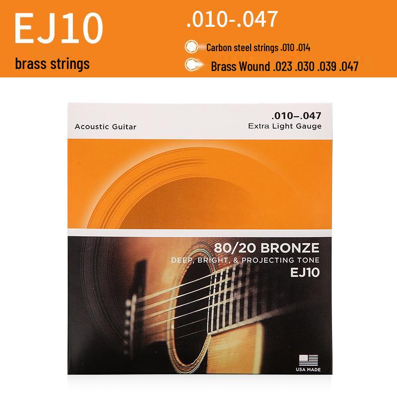 D'Addario EXL110 Нержавеющие Латунированные Фосфорно-Бронзовые Струны для Электрогитары - Комплект из 6