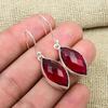 Wonderful Rubellite Gemstone Jewelry Handmade 925 Sterling Silver Earrings