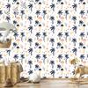 Summer wallpaper white, light gray and cream for living room and bedroom 50x1000