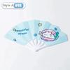 1-50PCS Summer Cute Cartoon Folding 7-fold Fan Portable Hand Held Fan Plastic Cartoon Folding Fan Cute Home Decoration As Gifts