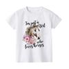 Just A Girl Who Loves Horses Print Kids Tshirt Toddler Short Sleeve Shirt Girls Cute Clothes Children Kid Gift Child Summer Tee