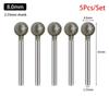 5Pcs 2.35mm Shank Electric Grinder Parts Carve Precision Burring Sanding Drill Bit