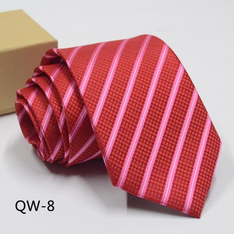 Мужское Платье Деловой Повседневный Профессиональный Жених Свадьба Лучший Муж С Полосатым Жаккардом Изысканный Джентльмен Мужской Премиальный Галстук