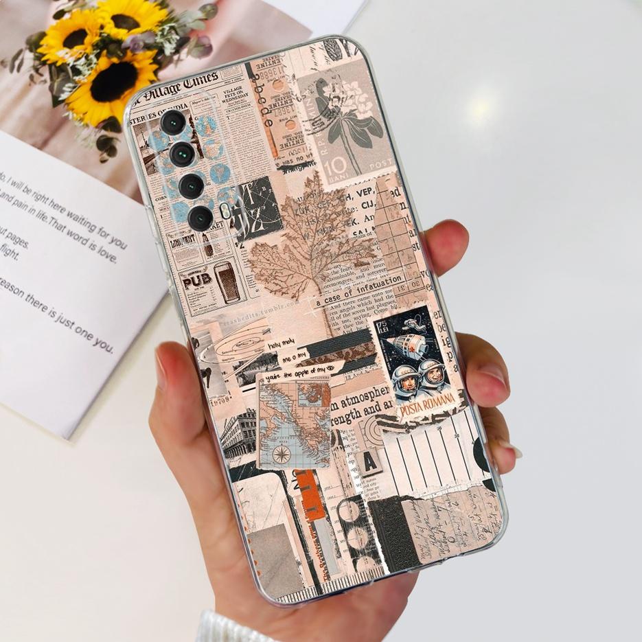 Для Huawei P Smart 2021 Чехол PPA-LX1 PPA-LX2 Новый Модный Расписной Чехол Мягкий ТПУ Чехол для Телефона Для Huawei Y7a Psmart 2021 Coque Capa