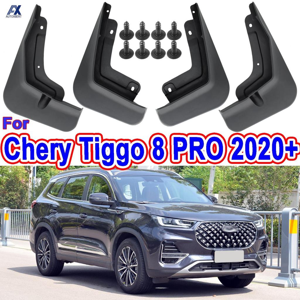 4Pcs For Chery Tiggo 8 Pro Plus 2023 Mudflaps Mud Guards Flaps Splash Guards Mudguards Fender Front Rear Wheel