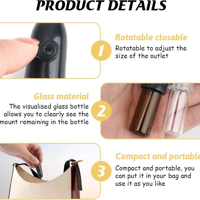 4 Pack Camping Spice Containers, Portable Spice Dispenser with Knob Switch Storage Bottle, Salt and Pepper Shakers Spice Storage for Outdoor Activitie