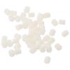 100Pcs White Plastic Dowels 0.34"x0.39" Screw Dowel Inserts Hinge Dowel Inserts Bathroom Kitchen