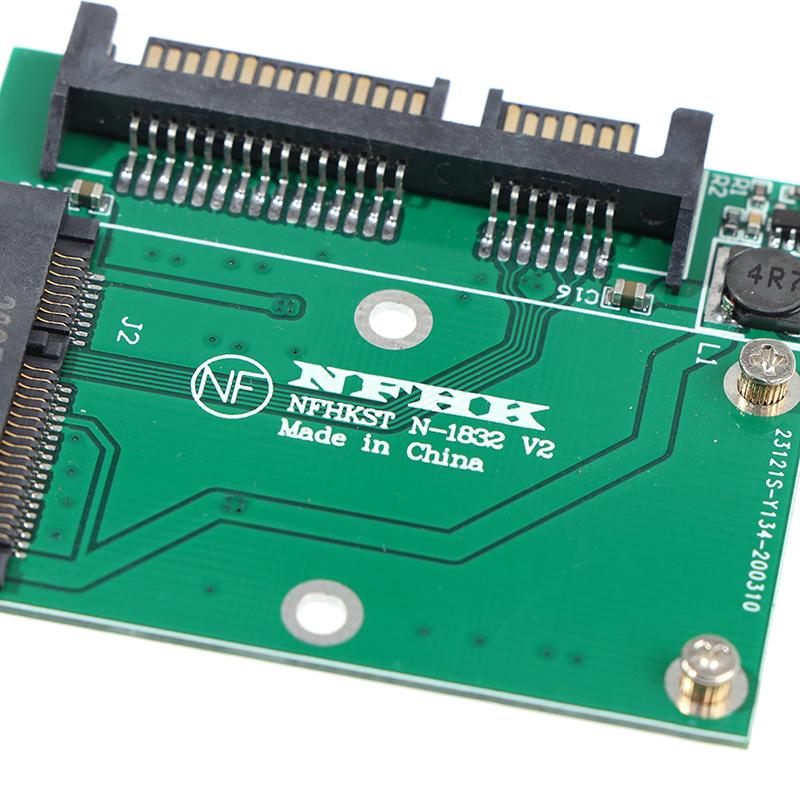 Стандартный Msata Ssd To 2.5 Inch Sata адаптер конвертер плата ноутбук настольный компьютер