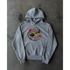 Mens Vintage Dark Print Hooded Sweatshirt Long Sleeve Loose Streetwear Y2K Casual Top