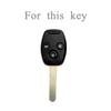 3 Buttons Remote Car-Styling Key Case Tpu Cover For Honda Accord CRV Civic Pilot Insight Ridgeline