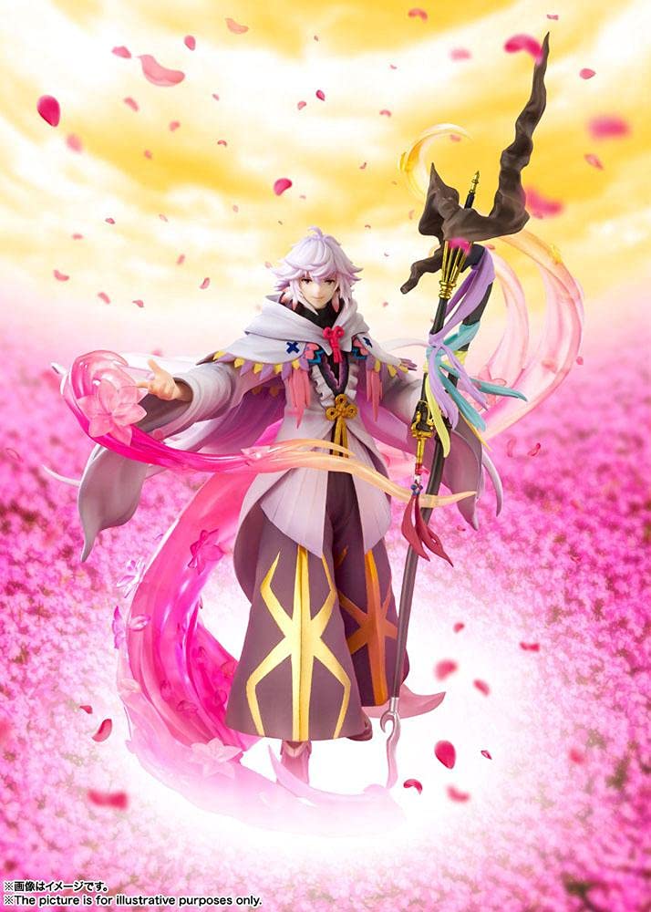 TAMASHII NATIONS Figuarts ZERO Order Absolute Demonic Front Babylonia Flower Magician Merlin 250 мм окрашенная полная фигурка Fate/Grand - - прибл.