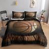 Basketball Duvet Cover Set Basketball Bedding Sets Full Sports Game Collections Duvet Cover for Kids Soft Polyester Qulit Cover
