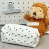 Portable Cute Pencil Pouch Large Capacity Bow Pattern Pen Bag for Girls Students School Study Office Supplies