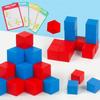 Montessori Block Puzzle Toy Spatial Logical Thinking Training Game Rainbow Stacking Blocks Math Educational Toys Gifts for Child