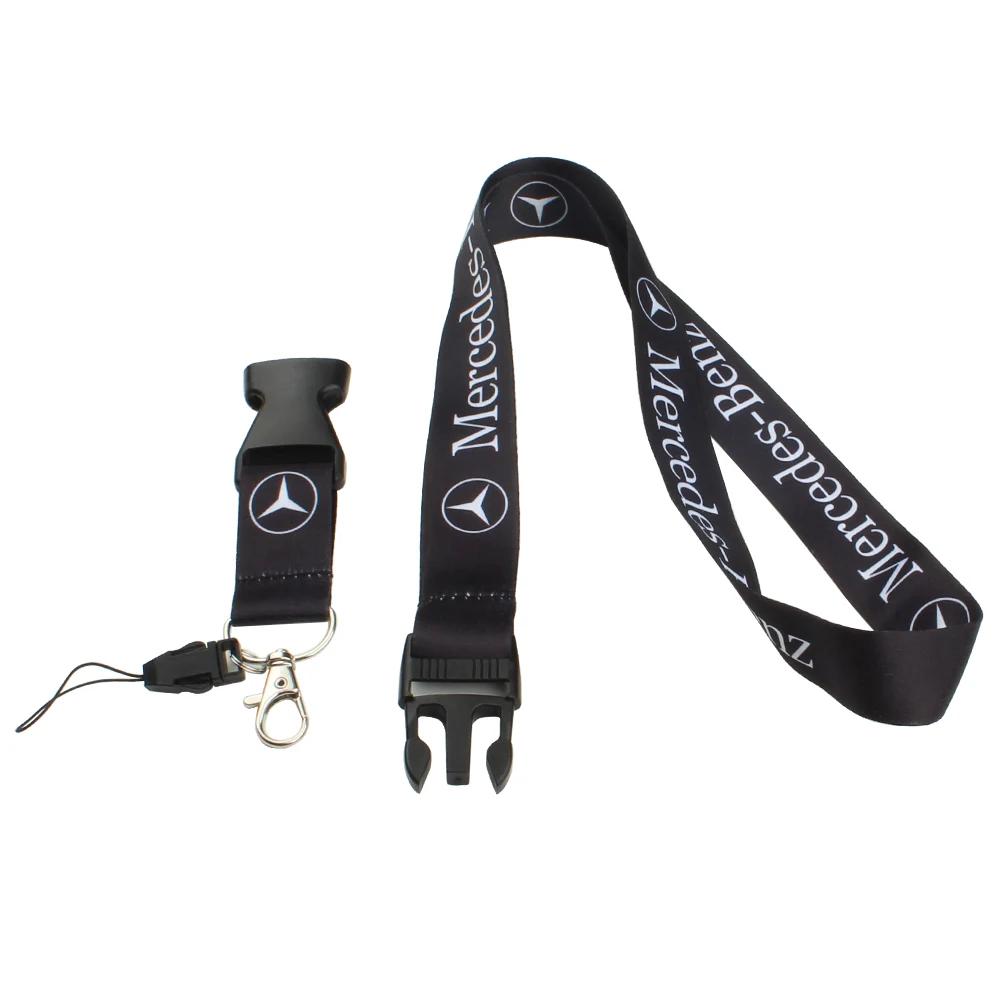 CSF1 Lanyard for Car Keys ID Holders Cell Phone Neck Straps car keychain For Mercedes Benz AMG C E S ML GLK GLE GLS GLC SLK W177 W176