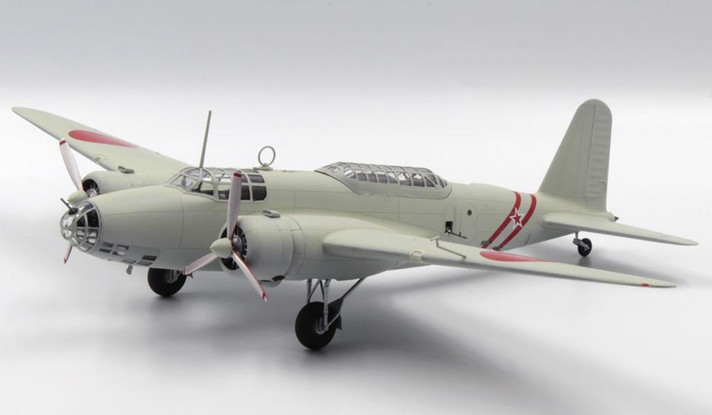 ICM 1/72 Scale Japanese Army Ki-21-Ib Type 97 Heavy Bomber Plastic Model Kit 72203, Pre-painted